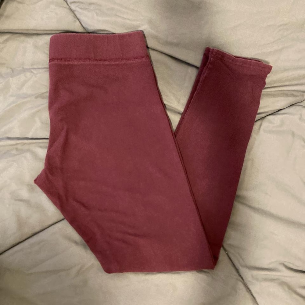 Aerie burgundy leggings